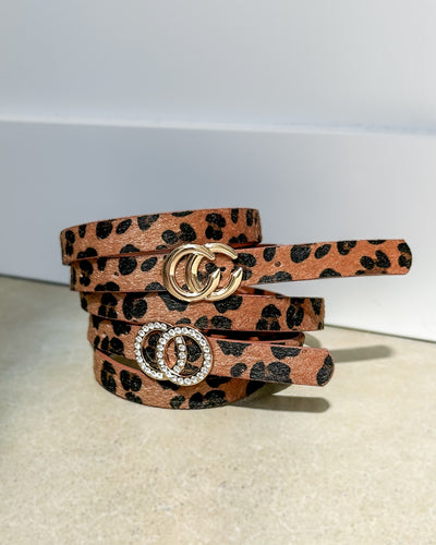 Leopard Print Belt
