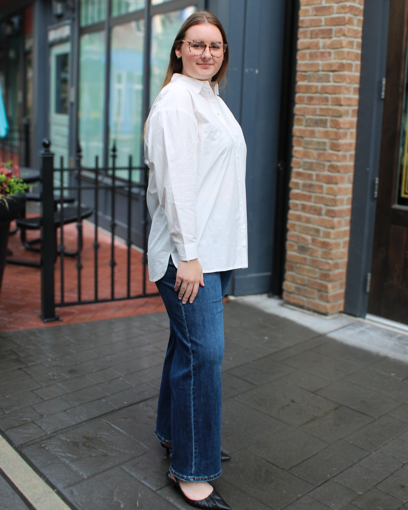 Funila Button Up Blouse