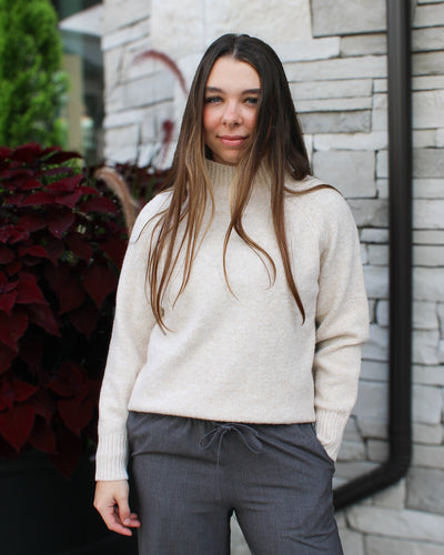 Anthousa Mock Neck Sweater
