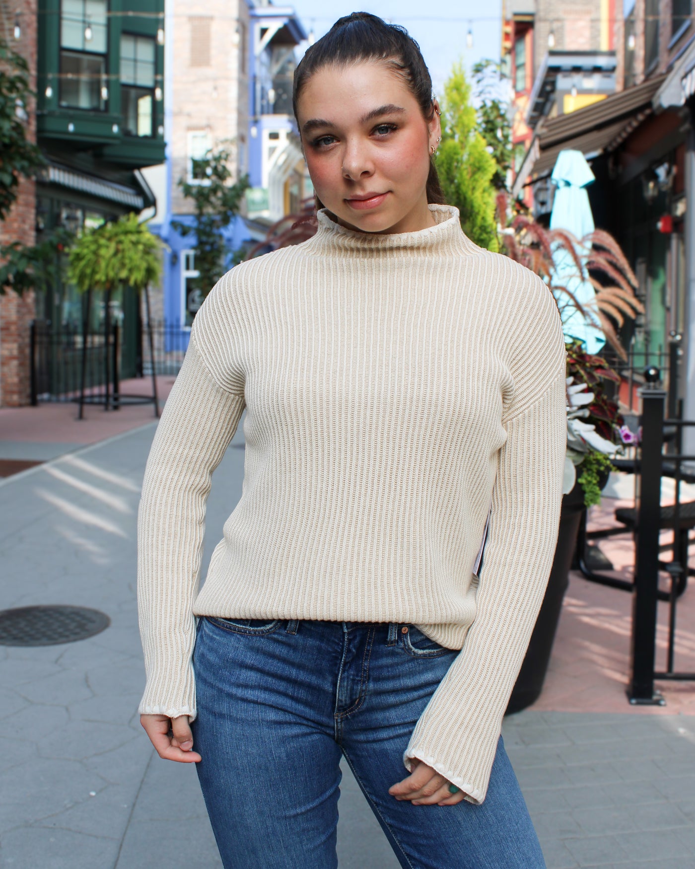 Funnel Neck Sweater