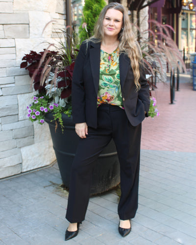 High Rise Trouser with Pleats