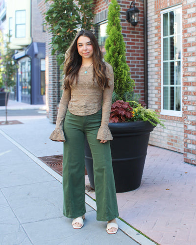 Lace Layering Long Sleeve Top