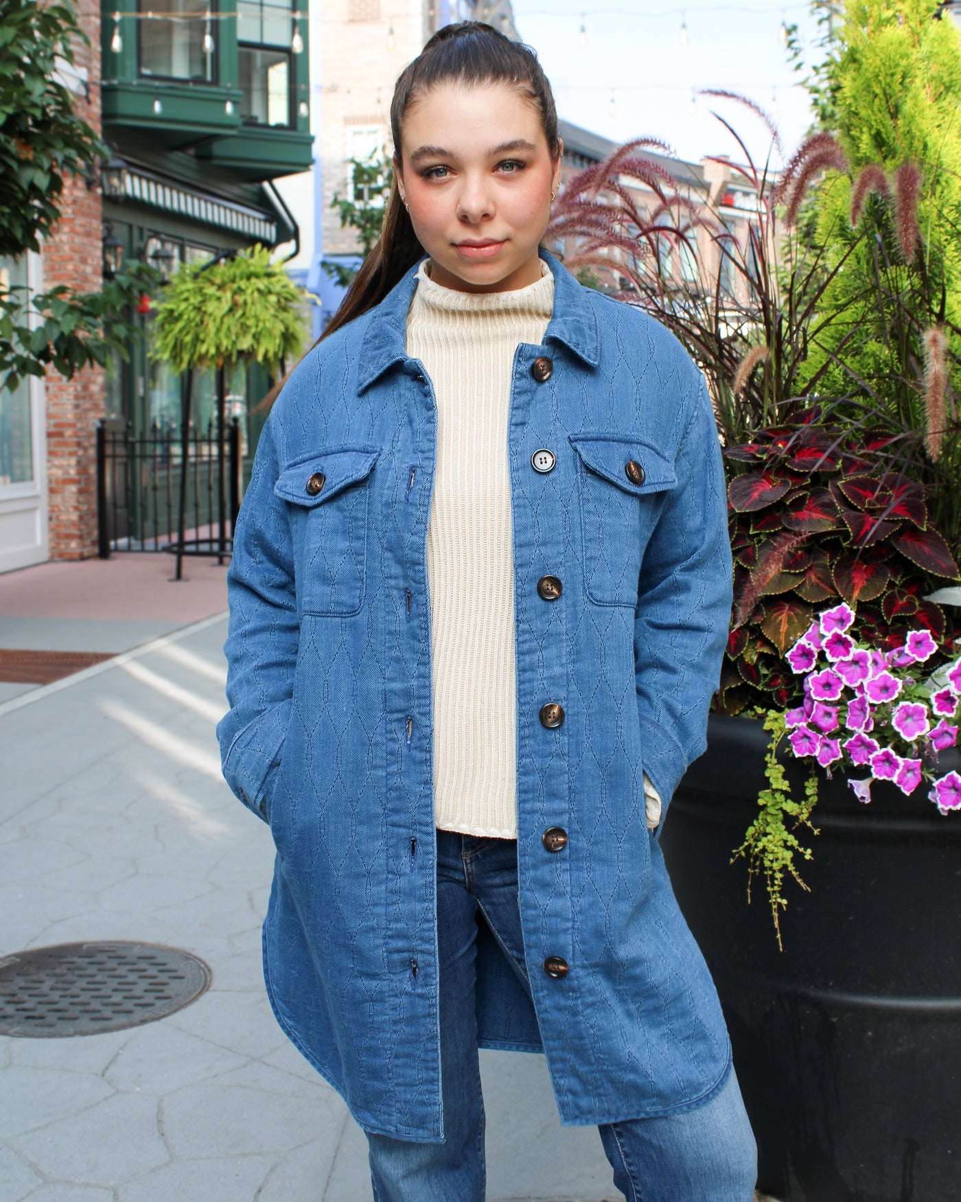 Blue Bliss Quilted Jacket