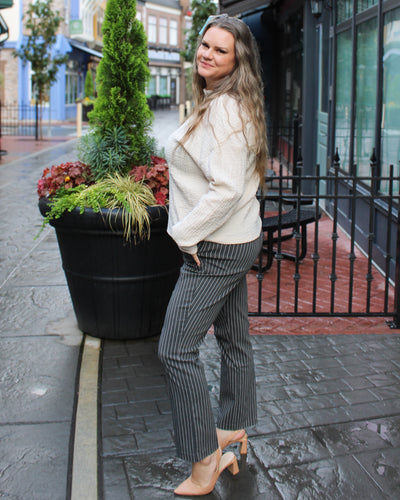 Moonstone Funnel Neck Top