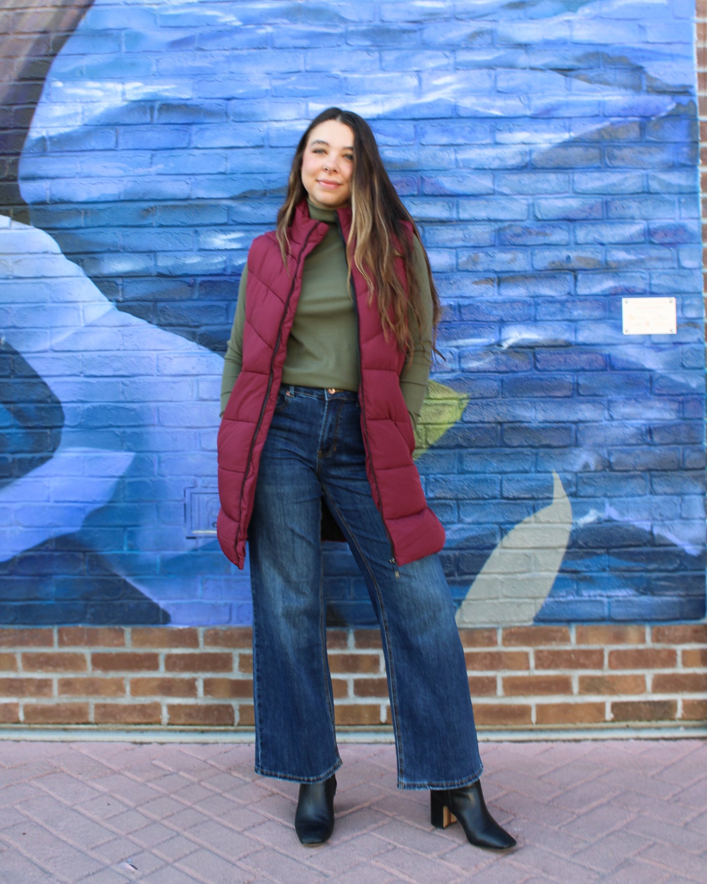 Dalcon Long Puffer Vest
