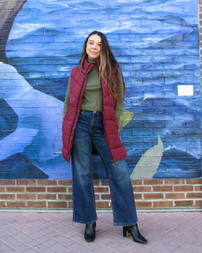Dalcon Long Puffer Vest