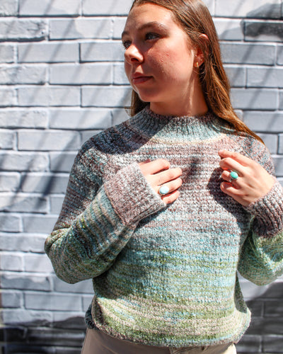 Aquahaze Mockneck Sweater