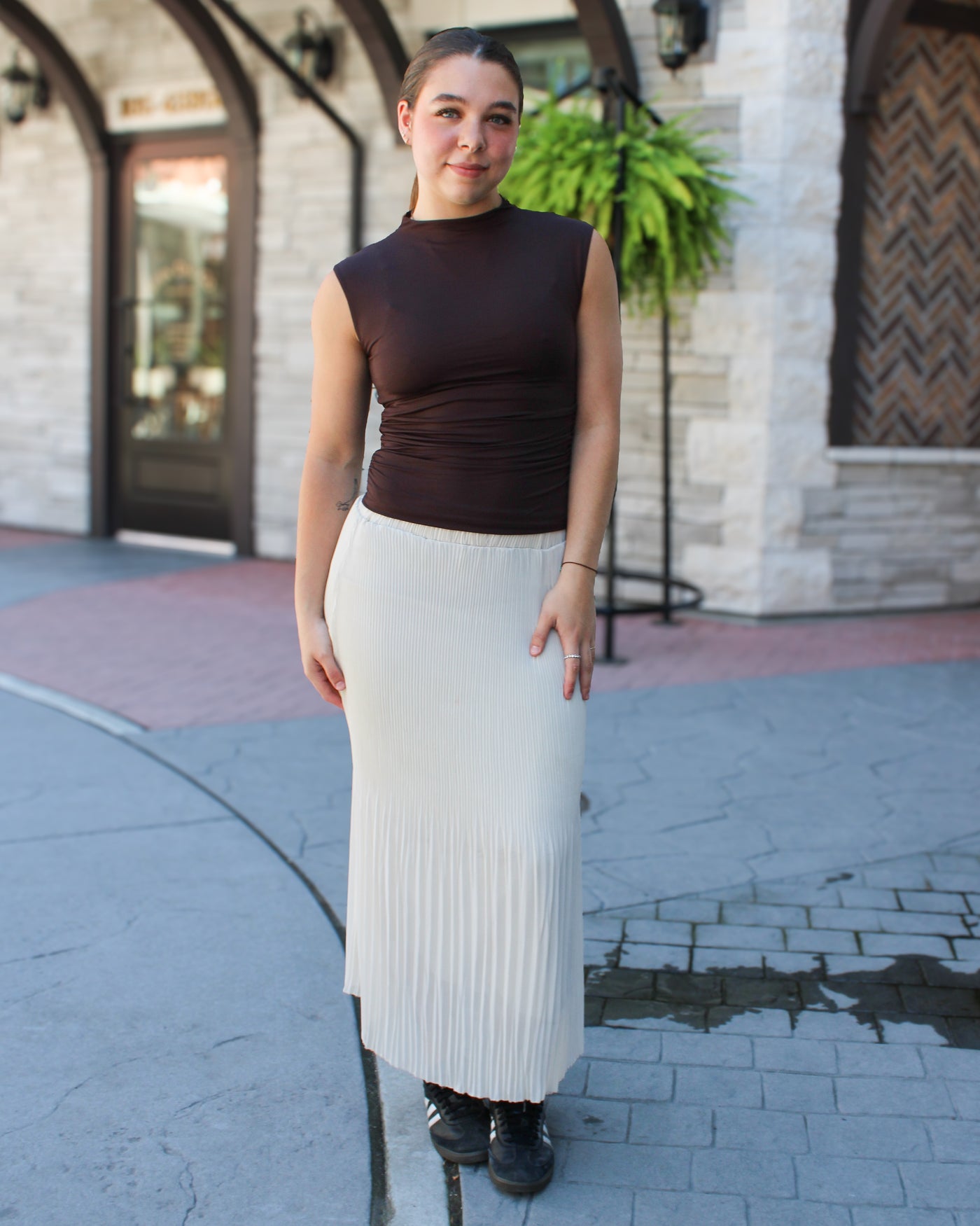 Yve Mock Neck Top