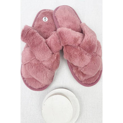 Two Tone Open Toe Slippers
