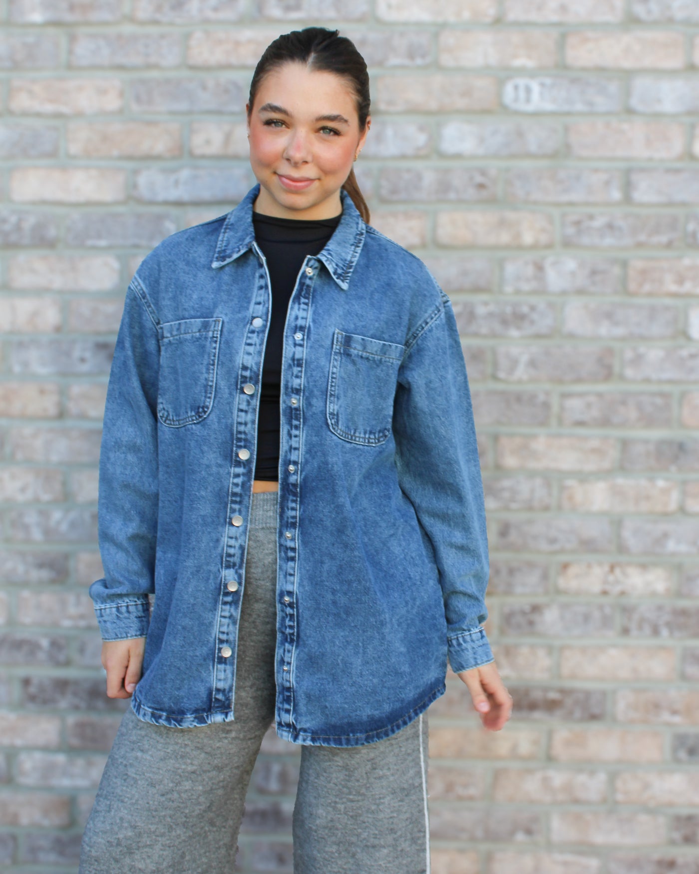 Malva Denim Shacket