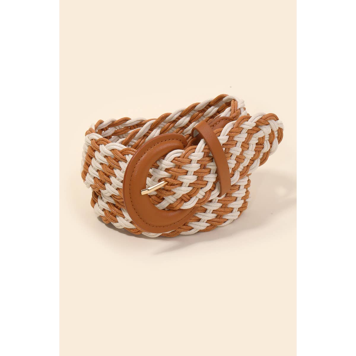 Two Tone Braided Belt
