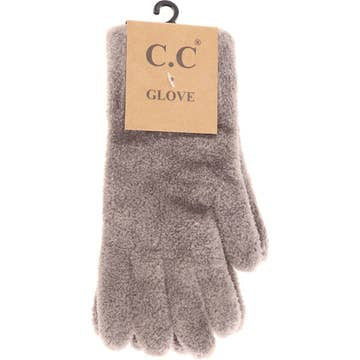 Plush Chenille Gloves