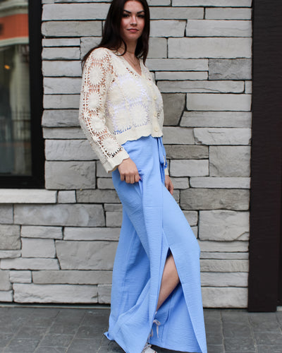 Breanne Wide Leg Overlap Trousers