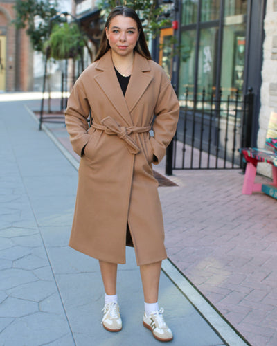 Jannet Belted Long Coat