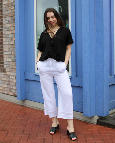 Pull On Cover Up Capris Pant