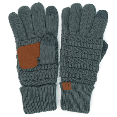 Cable Knit Touchscreen Glove