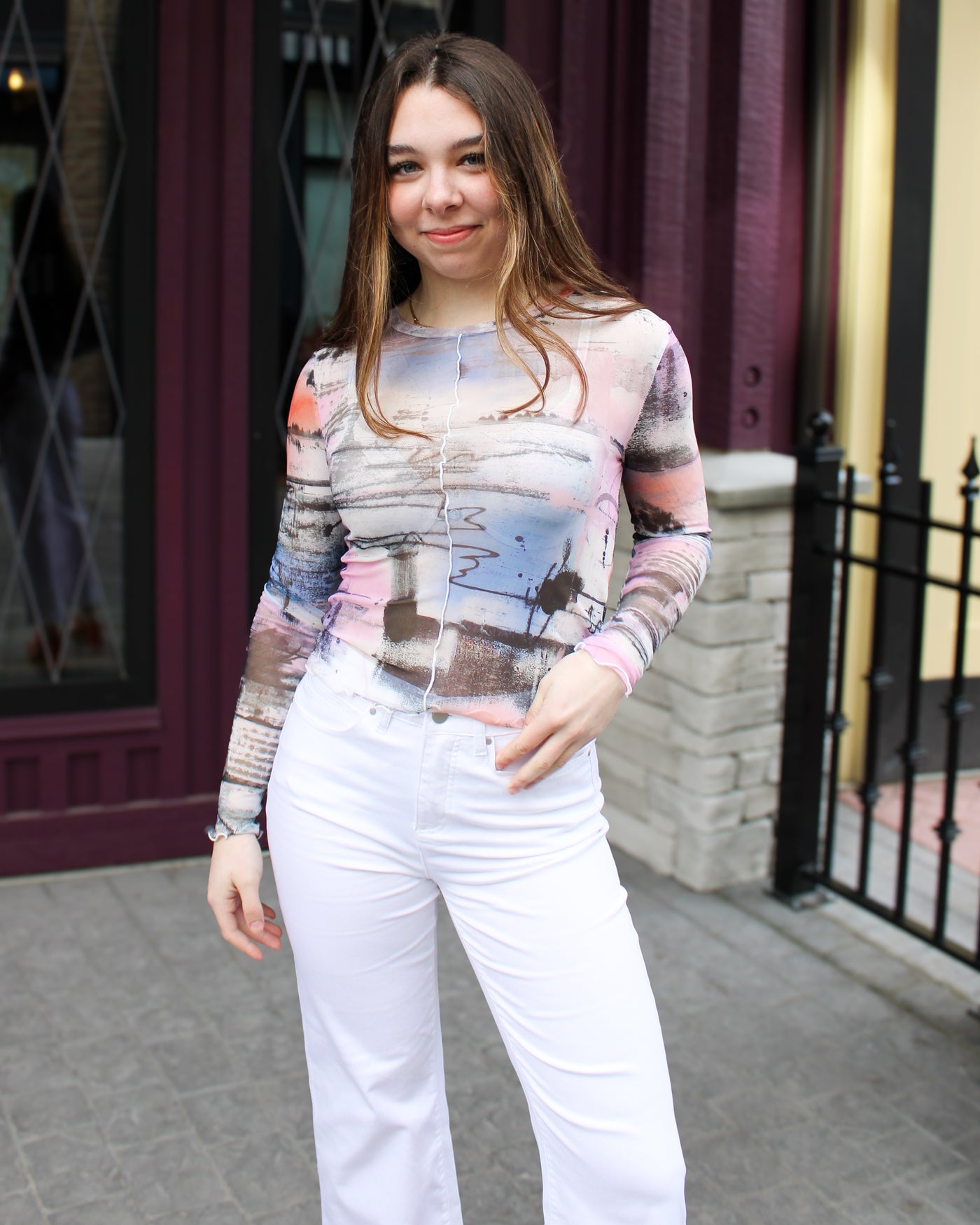 Lucia Mesh Top