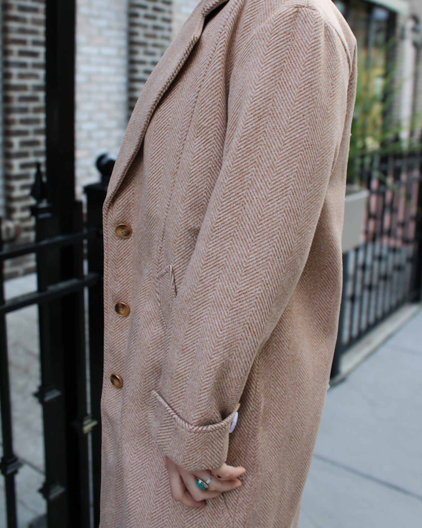 Button Front Car Coat