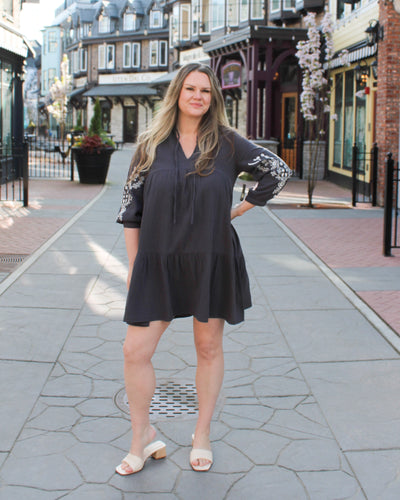 Rua Embroidered Dress