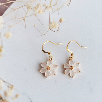 Charlotte Flower Dangle Earrings