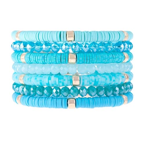 Mixed Media Multi Line Bead Bracelet
