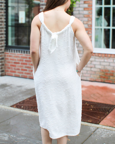 Lined Pleat Dress