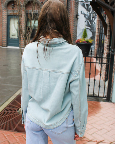 Light Denim Overshirt