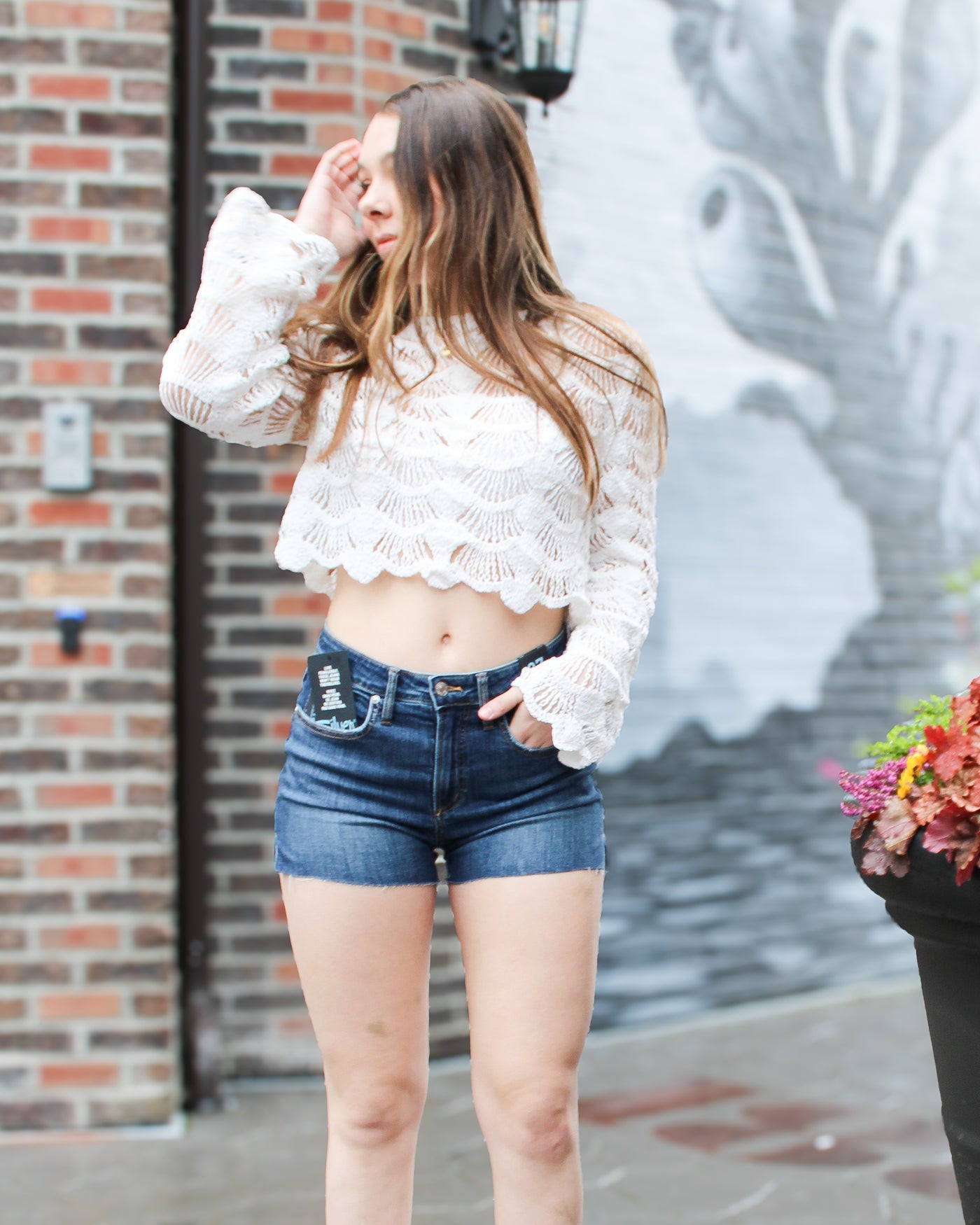 Beau Luxe Stretch Denim Shorts