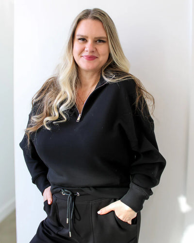 Mailyn Soft Knit Half Zip