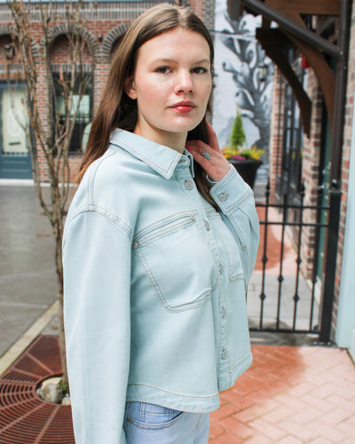 Light Denim Overshirt