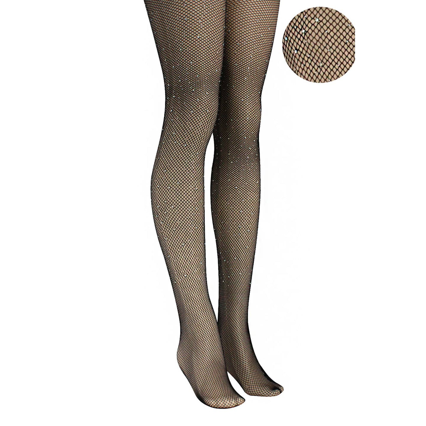 Rhinestone Fishnet Stockings