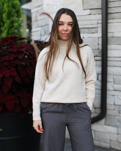 Anthousa Mock Neck Sweater