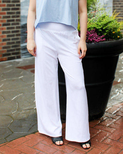 Teddy Ruched Waistband Pants