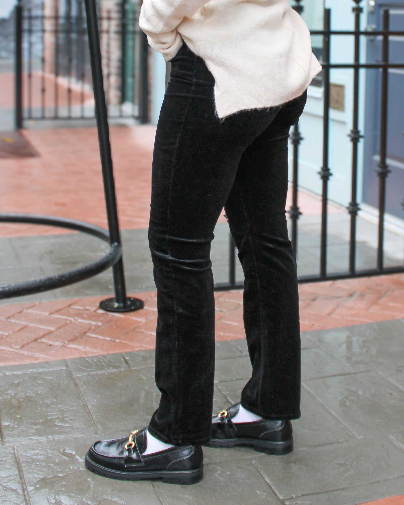 Fly Front Corduroy Pant