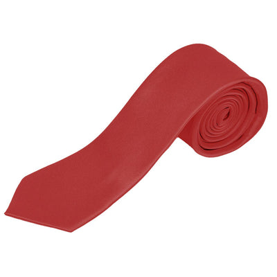 Poly Satin Slim Tie