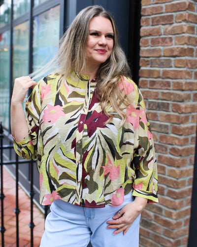 Flowy Dolman Sleeve Blouse