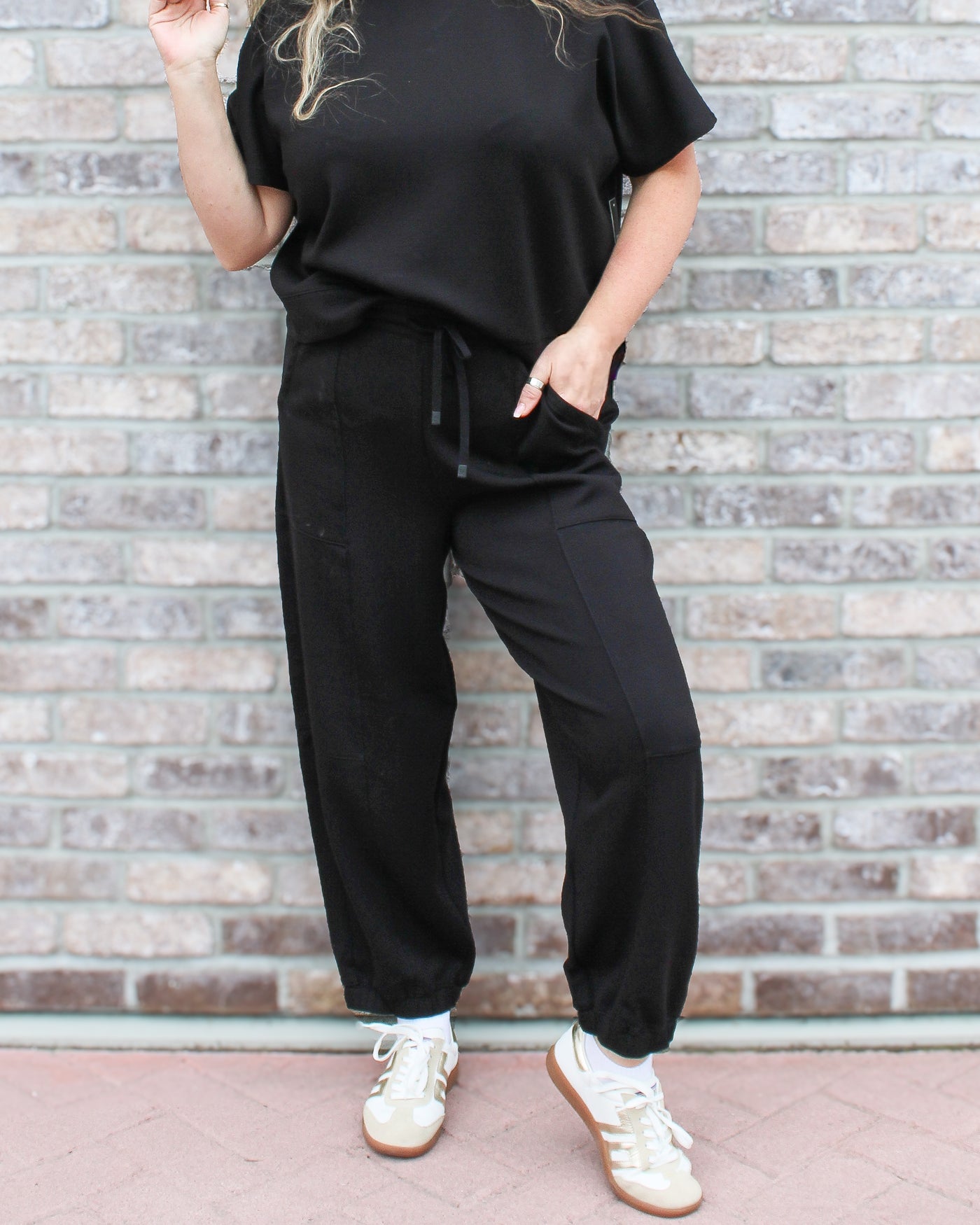 Jan Soft Knit Barrel Jogger