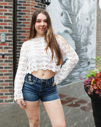 Beau Luxe Stretch Denim Shorts