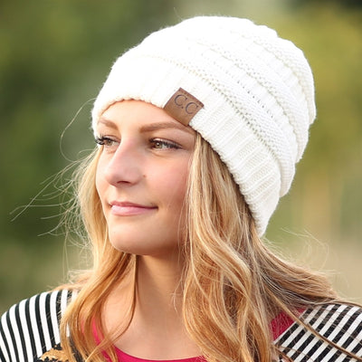 CC Cable Knit Beanie