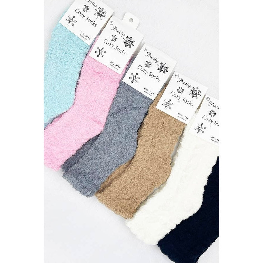 Chenille Cozy Socks