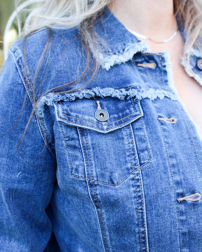 Fringe Denim Jacket