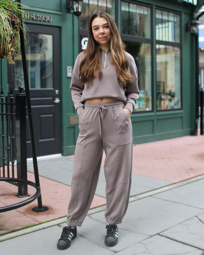 Jan Soft Knit Barrel Jogger