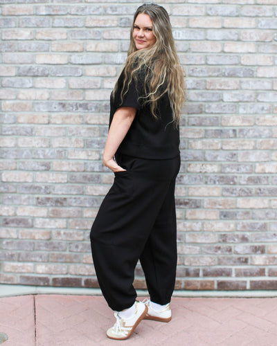 Jan Soft Knit Barrel Jogger