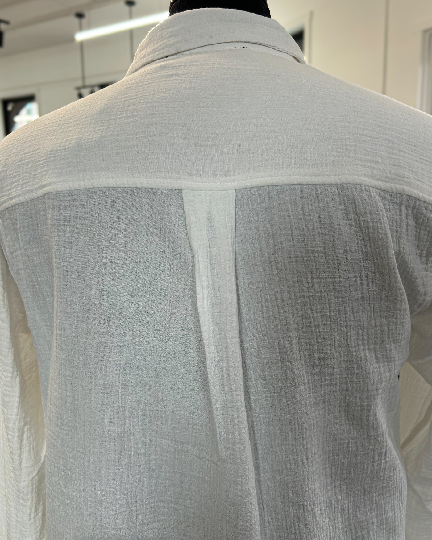 Men’s Cotton Gauze Button Up Shirt