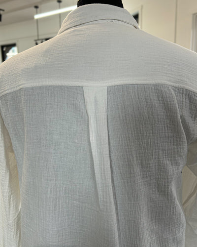 Men’s Cotton Gauze Button Up Shirt