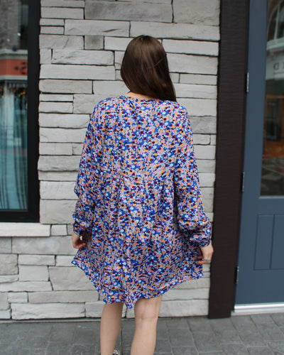Rue V-neck floral dress