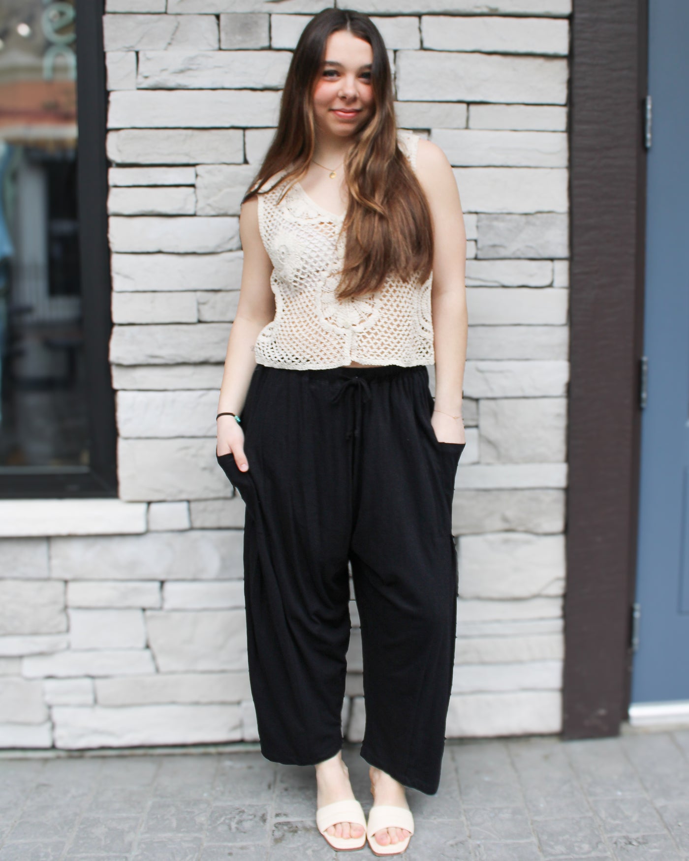 Hansen Drawstring Barrel Pants