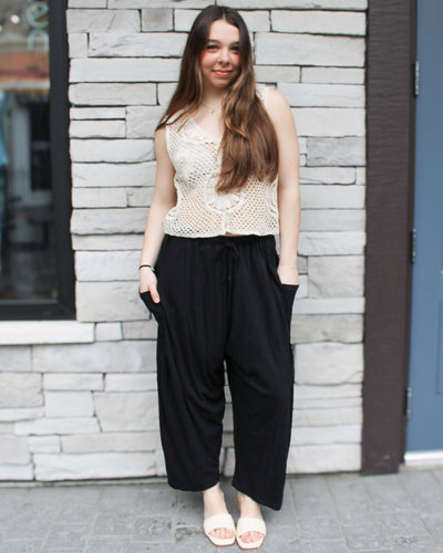Hansen Drawstring Barrel Pants