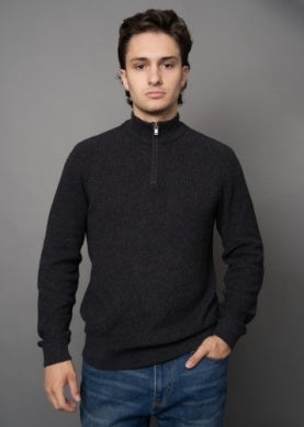 Mock Neck 1/4 Zip Sweater