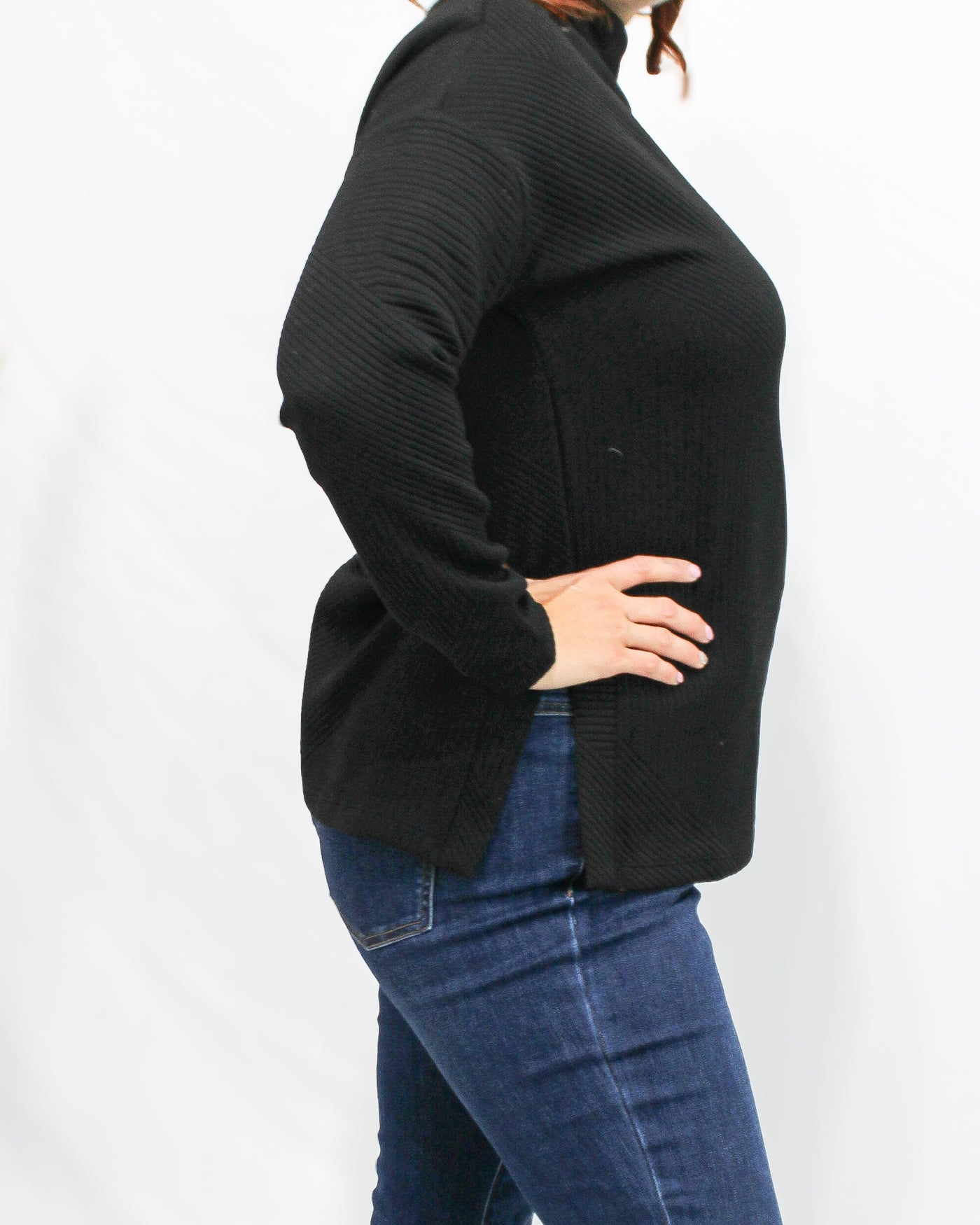 Quilted Tunic with Side Slits